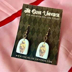 The Olive Universe Venus Figurine Drop Earrings